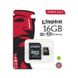 Kingston 16 GB microSDHC Class 10 UHS-I Canvas Select Plus + SD Adapter SDCS2/16GB детальні фото товару