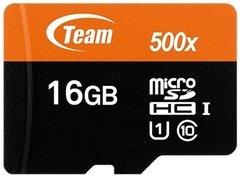 Карта пам'яті TEAM 16 GB microSDHC UHS-I TUSDH16GCL10U02 фото