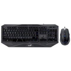 Комплект (клавіатура+миша) Genius KM-G230 UKR Black (31330029105) фото
