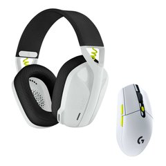 Навушники Logitech G435SE + G305SE Wireless White (981-001162) фото
