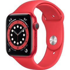 Смарт-часы Apple Watch Series 6 GPS 44mm (PRODUCT)RED Aluminum Case w. (PRODUCT)RED Sport B. (M00M3) фото