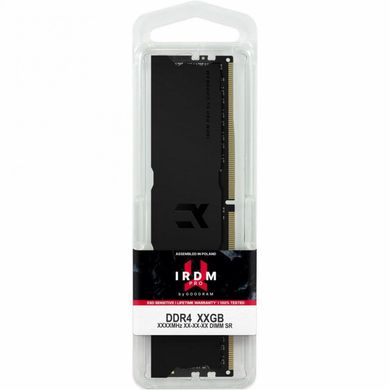 Оперативная память GOODRAM 16 GB (2x8GB) DDR4 3600 MHz Iridium Pro Deep Black (IRP-K3600D4V64L18S/16GDC) фото