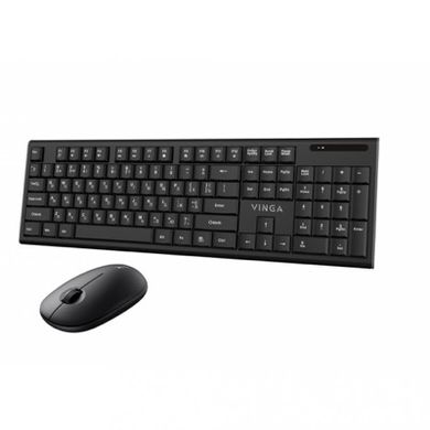 Комплект (клавіатура+миша) Vinga KBSW-120 Black фото