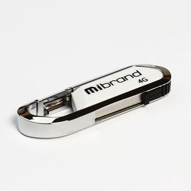 Flash пам'ять Mibrand 4GB Aligator USB 2.0 White (MI2.0/AL4U7W) фото