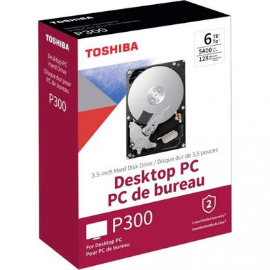 Жорсткий диск Toshiba P300 6TB (HDWD260EZSTA) фото