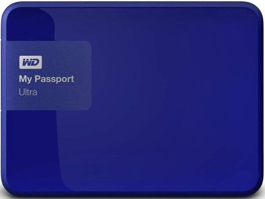 Жесткий диск Накопитель внешний 2.5" USB 3Tb WD My Passport Ultra Blue (WDBBKD0030BBL-EESN) фото