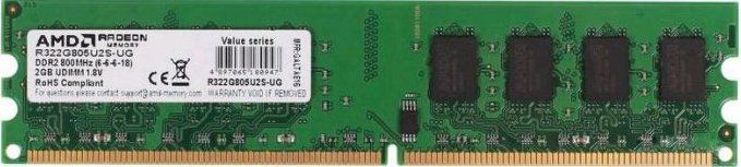 Оперативна пам'ять AMD DDR2-800 2048MB (R322G805U2S-UG) фото