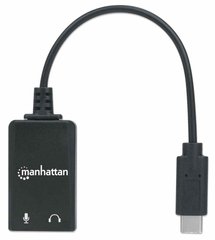 Звуковая карта Manhattan USB Type-C 2.1 Channel (153317)