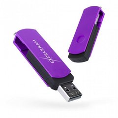 Flash память Exceleram 64 GB P2 Black/Grape USB 2.0 EXP2U2GPB64 фото