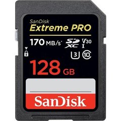 Карта пам'яті Sandisk SD 128GB C10 UHS-I U3 Extreme Pro V30 (SDSDXXD-128G-GN4IN) фото