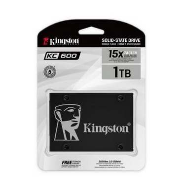 SSD накопитель Kingston KC600 1 TB Upgrade Bundle Kit (SKC600B/1024G) фото