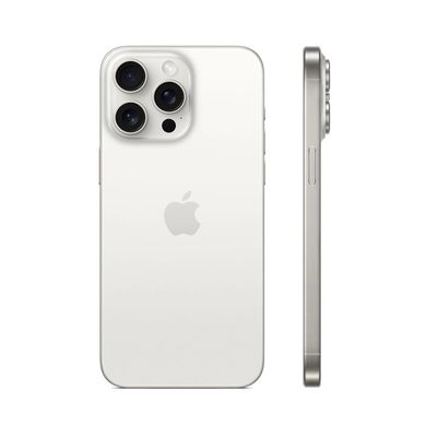 Смартфон Apple iPhone 15 Pro Max 512GB eSIM White Titanium (MU6C3) фото
