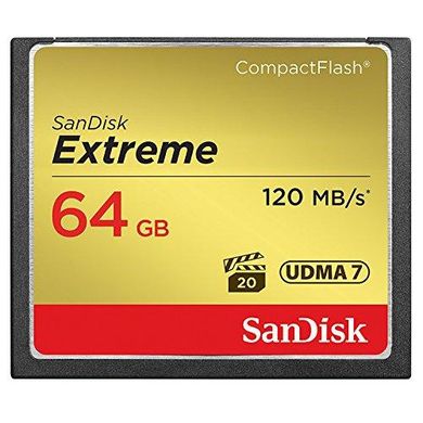 Карта пам'яті SanDisk 64 GB Extreme CompactFlash SDCFXSB-064G-G46 фото