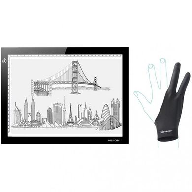 Графічний планшет Huion L4S + перчатка фото