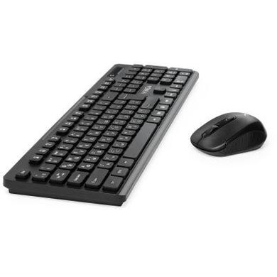Комплект (клавіатура+миша) Vinga KBSW-100 Black фото