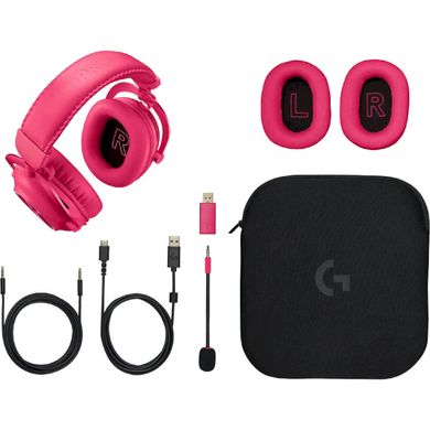 Навушники Logitech G Pro X 2 Lightspeed Pink (981-001275) фото