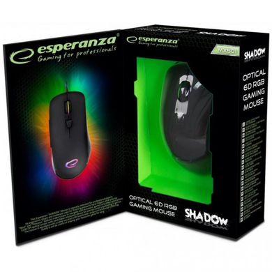 Мышь компьютерная Esperanza MX501 Shadow Black (EGM501) фото