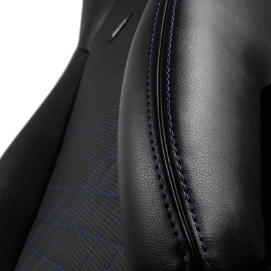Геймерское (Игровое) Кресло Noblechairs Icon PU leather black/blue (GAGC-088) фото