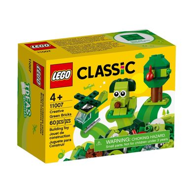 Конструктор LEGO LEGO Classic Зеленые кубики для творчества (11007) фото