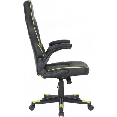 Геймерское (Игровое) Кресло 2E Gaming HEBI Black/Green (2E-GC-HEB-BK) фото