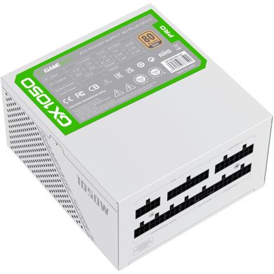 Блок живлення GAMEMAX GX-1050 PRO 1050W PCIE5 (GX-1050 PRO WT) White фото