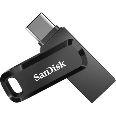 Flash память SanDisk 256 GB Ultra Dual Drive Go USB 3.0/Type-C Black (SDDDC3-256G-G46) фото
