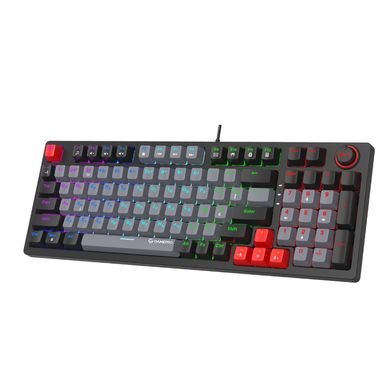 Клавіатура GamePro MK120 Red Switches USB (MK120R) black фото