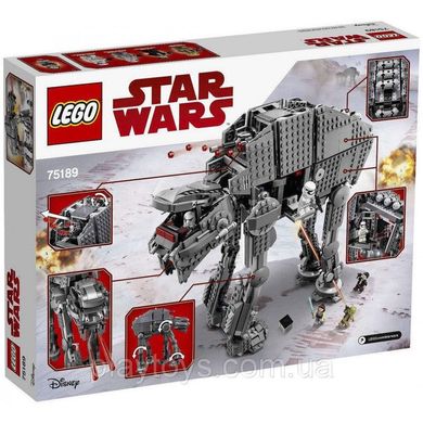 Конструктор LEGO Классический конструктор LEGO Star Wars Тяжелый штурмовой шагоход Первого Ордена (75189) фото
