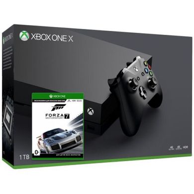 Игровая приставка Microsoft Xbox One X 1TB + Forza Motorsport 7 фото