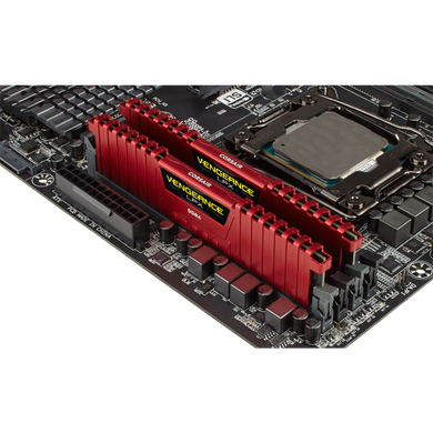 Оперативная память Corsair 32 GB (2x16GB) DDR4 2666 MHz Vengeance LPX Red (CMK32GX4M2A2666C16R) фото