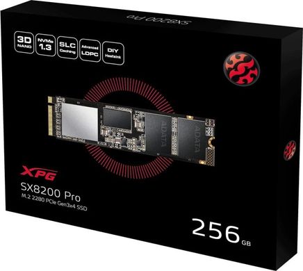 SSD накопичувач A-DATA ASX8200PNP-256GT-C фото