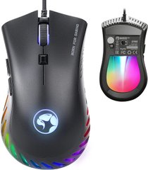 Миша комп'ютерна Marvo G985 Electro Luminous RGB Gaming Mouse фото