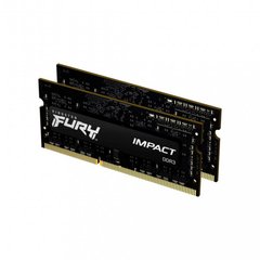 Оперативная память Kingston FURY 16 GB (2x8GB) SO-DIMM DDR4 2666 MHz Impact (KF426S15IBK2/16) фото