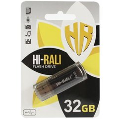 Flash пам'ять Hi-Rali 32 GB Stark series Black (HI-32GBSTBK) фото