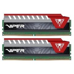 Оперативная память PATRIOT 16 GB (2x8GB) DDR4 2400 MHz Viper Elite Red (PVE416G240C5KRD) фото