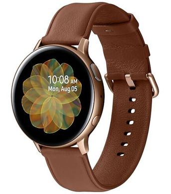 Смарт-часы Samsung Galaxy Watch Active 2 44mm Gold Stainless steel (SM-R820NSDASEK) фото