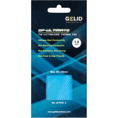 Термопрокладка Gelid Solutions GP-Ultimate 90x50x1.0 mm 2ps (TP-VP04-B) фото