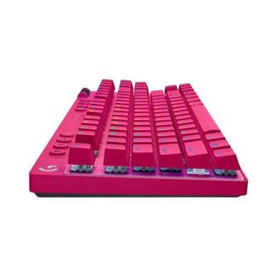 Клавиатура Logitech G Pro X TKL Lightspeed Tactile Magenta (920-012159) фото