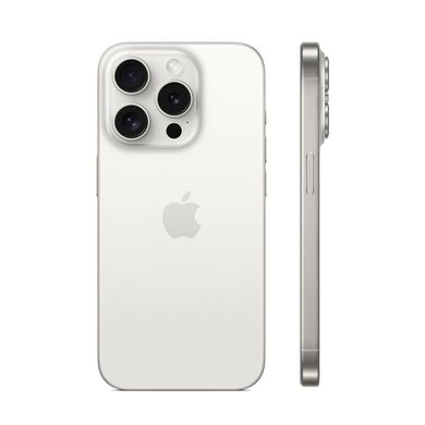 Смартфон Apple iPhone 15 Pro 128GB White Titanium (MTUW3) фото