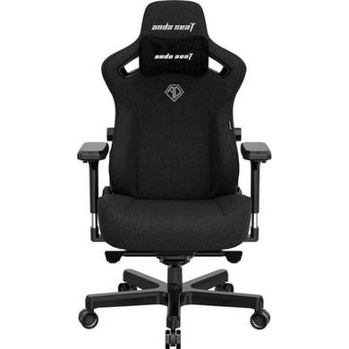 Геймерское (Игровое) Кресло Anda Seat Kaiser 3 XL Black Fabric (AD12YDC-XL-01-B-CF) фото