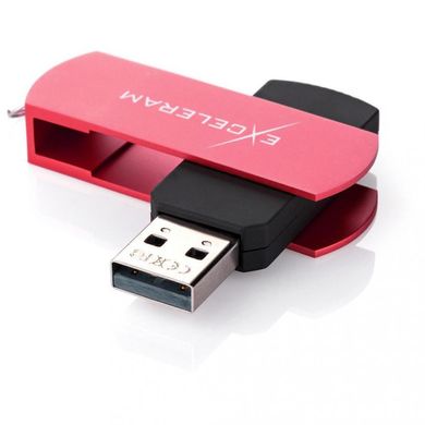 Flash память Exceleram 64 GB P2 Series Red/Black USB 2.0 (EXP2U2REB64) фото