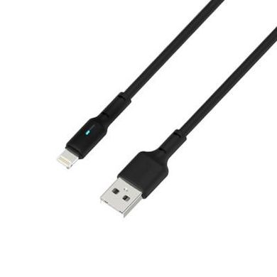Кабель USB Gelius Pro Lumin Lamp GP-UC100 Lightning Black (82657) фото