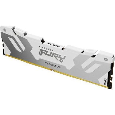 Оперативная память Kingston FURY 16 GB DDR5 7600 MHz Renegade White/Silver (KF576C38RW-16) фото