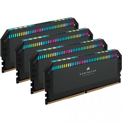 Оперативная память Corsair 64 GB (4x16GB) DDR5 6200 MHz DOMINATOR PLATINUM RGB (CMT64GX5M4B6200C32) фото