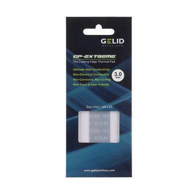 Термопрокладка Gelid Solutions GP-Extreme 120x20x3.0 mm (TP-GP05-E) фото