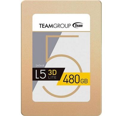 SSD накопичувач TEAM L5 Lite 3D 480Gb T253TD480G3C101 фото