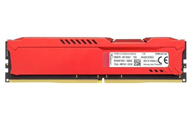 Оперативна пам'ять Kingston 8 GB DDR4 2666 MHz HyperX Fury Red (HX426C16FR2/8) фото