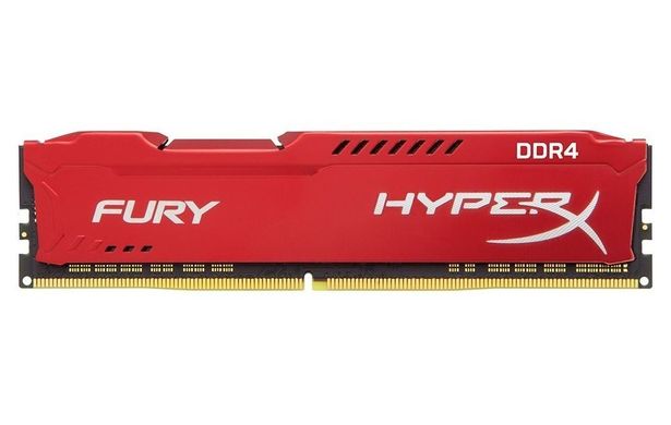 Оперативная память Kingston 8 GB DDR4 2666 MHz HyperX Fury Red (HX426C16FR2/8) фото