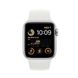 Apple Watch SE 2 GPS + Cellular 40mm Silver Aluminum Case with White Sport Band - S/M (MNTP3)