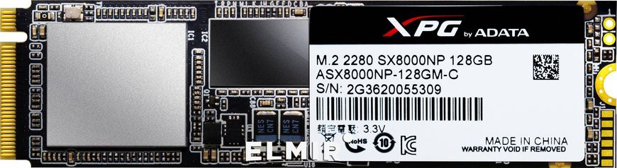 SSD накопичувач ADATA XPG SX8000 128 GB (ASX8000NP-128GM-C) фото